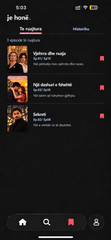 Të ruajturat